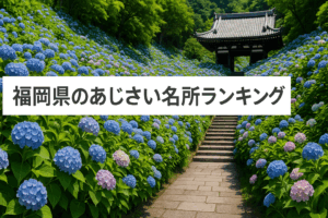 【2025年版】福岡県であじさいを楽しめる名所ランキング