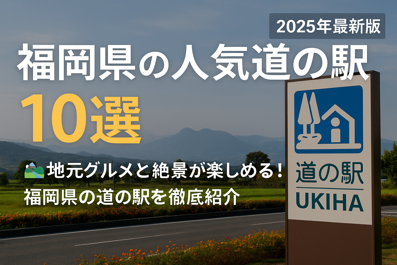 福岡県の人気道の駅10選【2025年最新版】地元グルメと絶景を満喫!