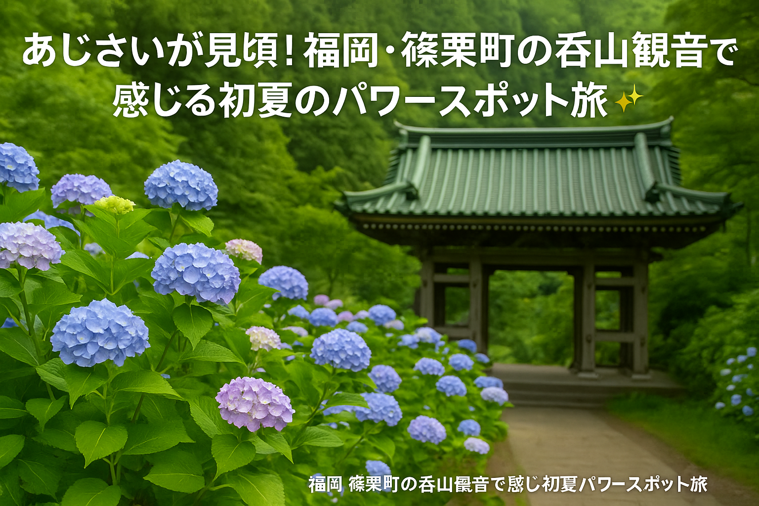 あじさいが見頃！呑山観音で感じる初夏のパワースポット旅