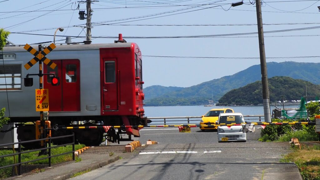 佐波踏切からのショット