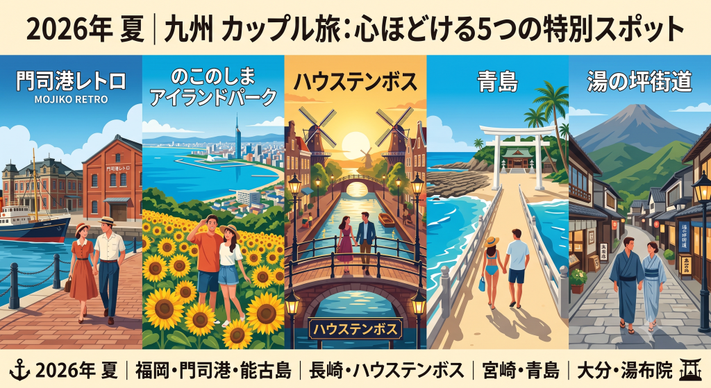 九州夏デートで絶対に後悔したくないカップル必見！感動の穴場プラン