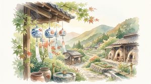 伊万里大川内山風鈴まつり2026、焼き物の里で描く夏の情景