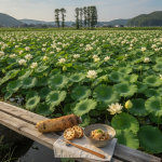 夏だけ見れる佐賀白石町れんこん畑！幻想的な蓮の花が紡ぐ物語