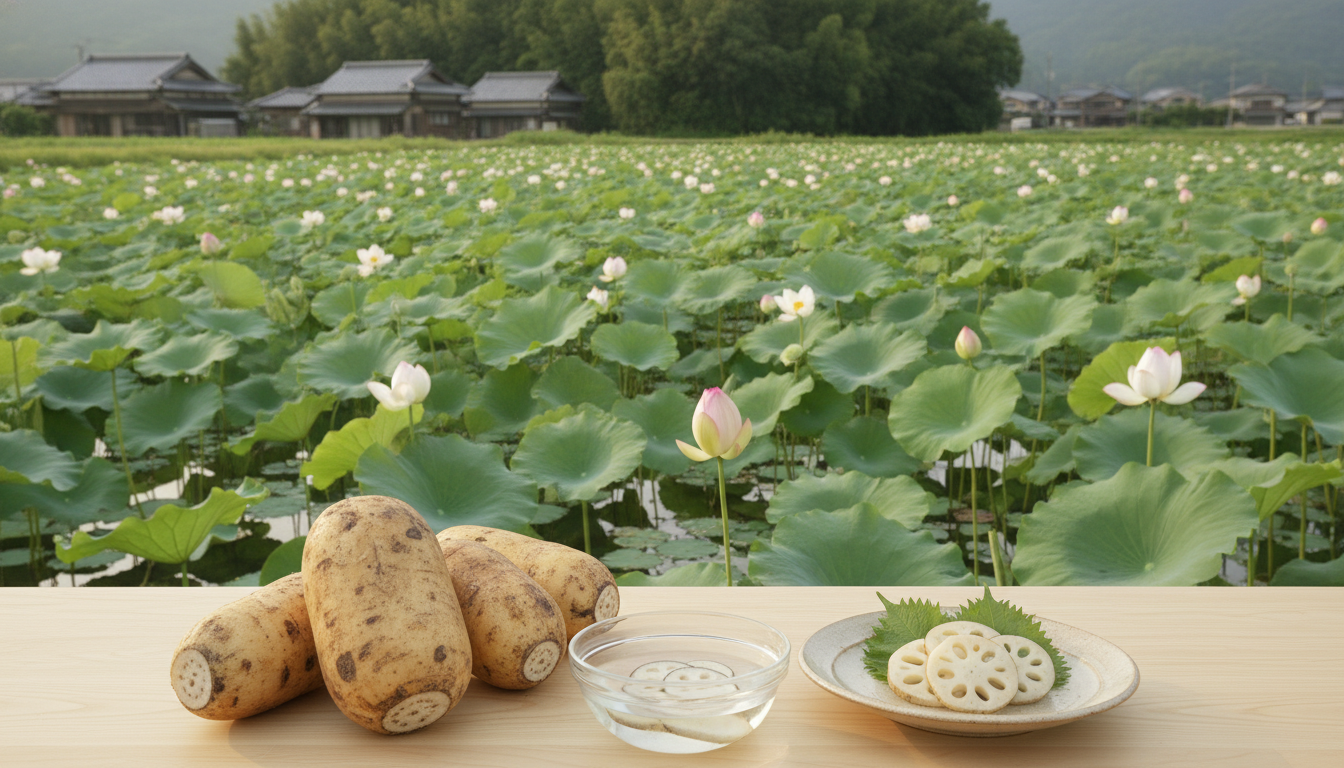 佐賀白石町のれんこん畑、夏にしか見られない特別な風景とは