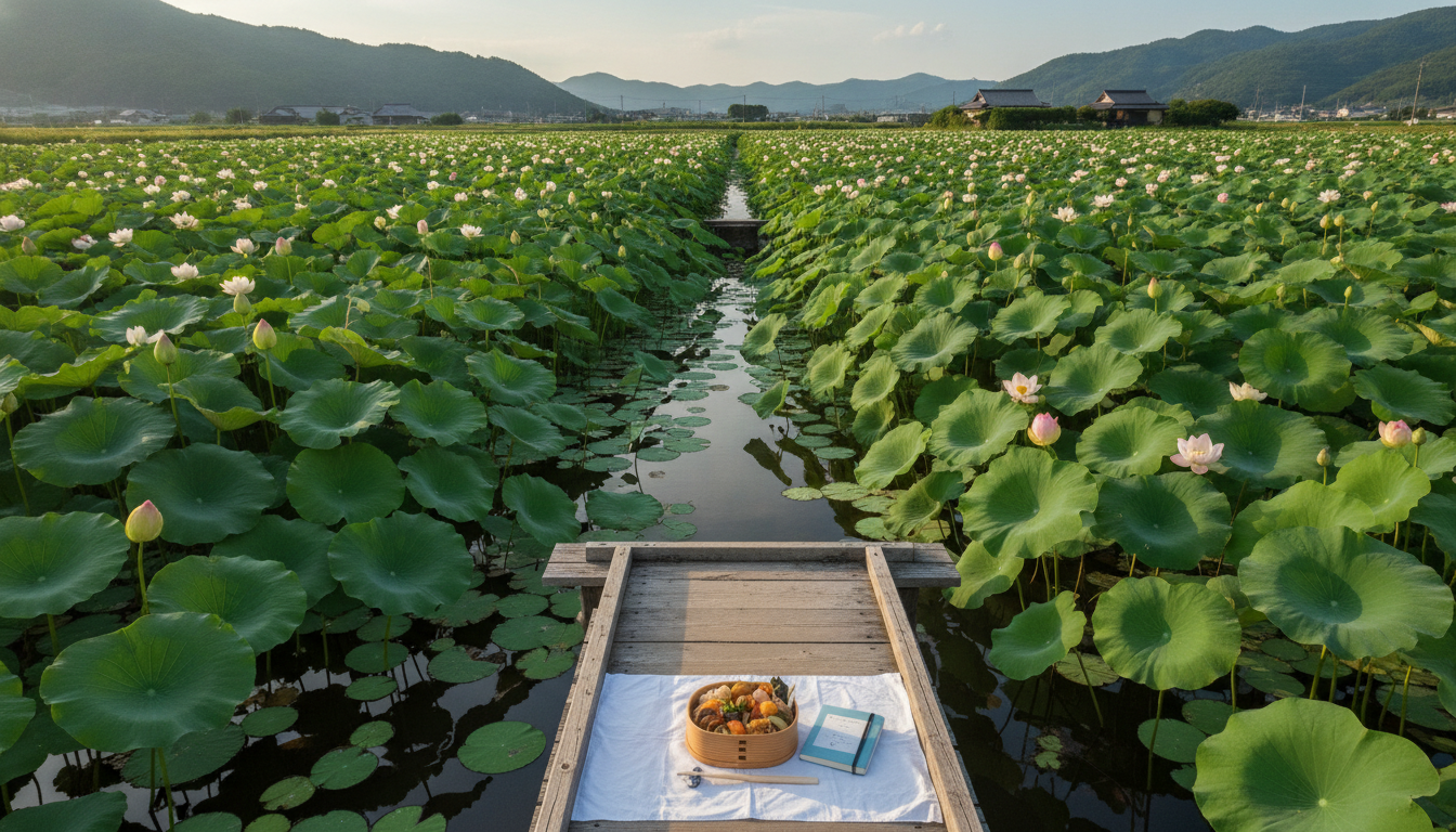 心に刻む、夏の白石町れんこん畑で得たもの