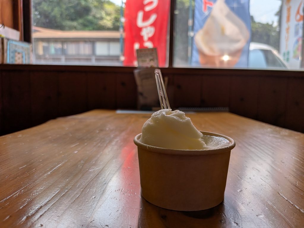 汗をかいたあとのスイーツタイム