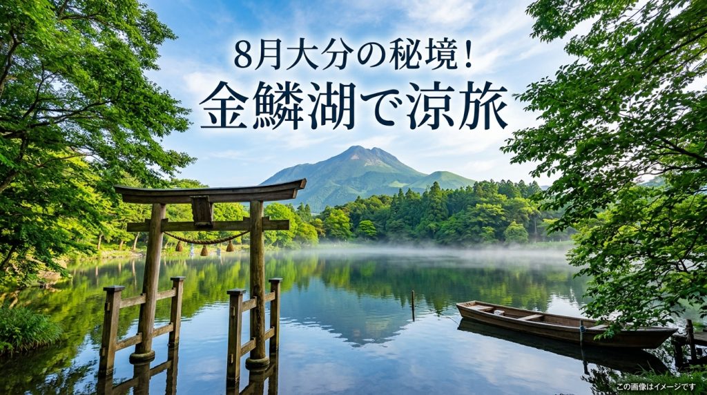 大分県由布市金鱗湖 8月の避暑旅！ひんやり絶景と涼しい過ごし方