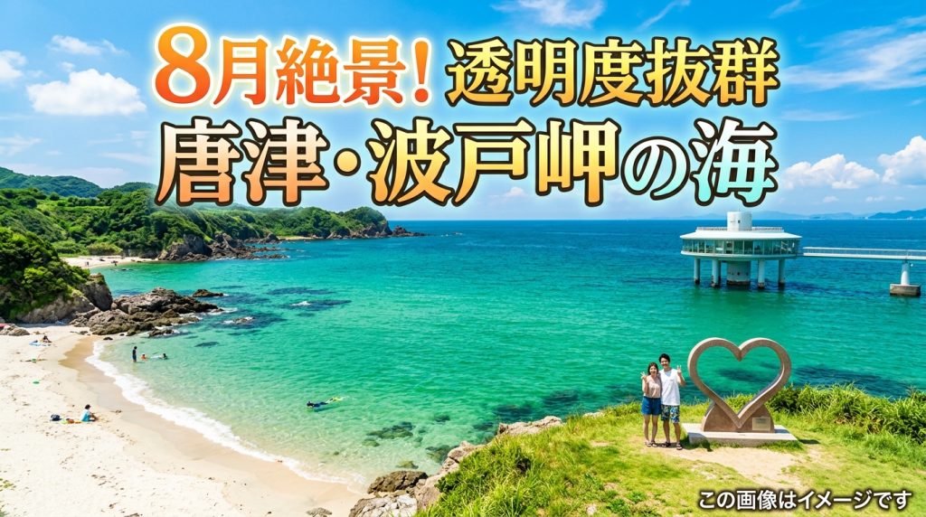 【8月】佐賀県唐津市 波戸岬の海！透明度抜群の絶景と遊び方