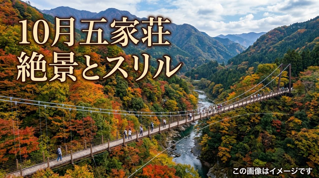 五家荘(樅木の吊橋)の紅葉 10月がベスト！熊本八代でスリルと絶景を体験